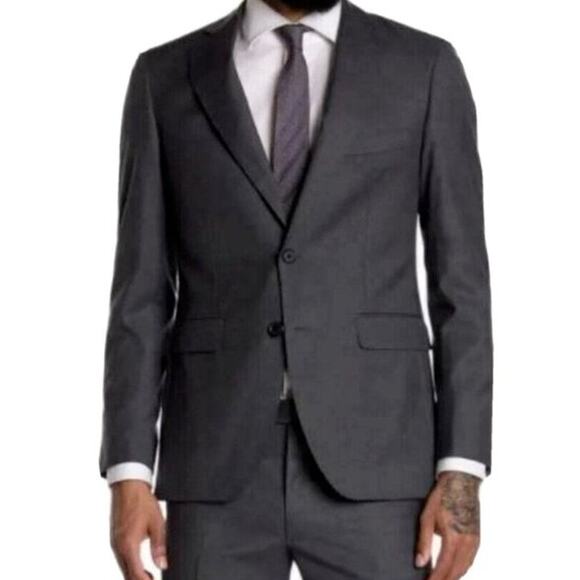 ALTON LANE Men's Wool Blend Suit Jacket Size 42 R Grey Lined NWOT - Picture 1 of 9